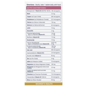 Bioglan Platinum Women's 60+ Vitamin Tổng Hợp Cho Phụ Nữ Trên 60 Tuổi 60 Viên – ảnh 3