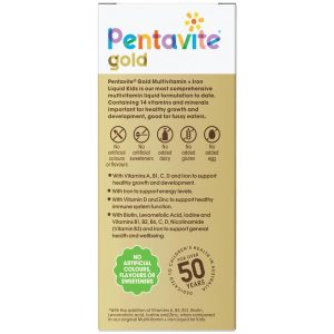 Pentavite Gold Multivitamin + Sắt Dạng Dung Dịch Cho Trẻ Em 200 ml