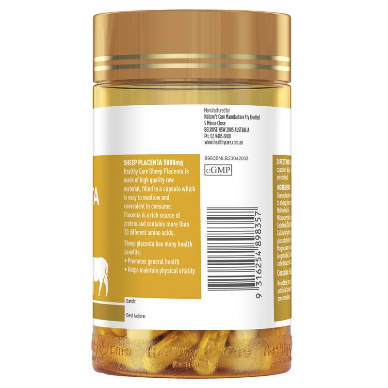 Healthy Care Sheep Placenta 5000mg