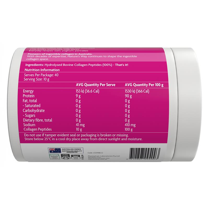 Nature's Way Beauty Collagen Peptides Bột Collagen Peptide Thủy Phân 400 g – ảnh 2
