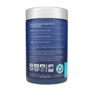 Bioglan Odourless Super Fish Oil Dầu Cá Omega-3 Hàm Lượng Kép 200 Viên Nang – ảnh 2