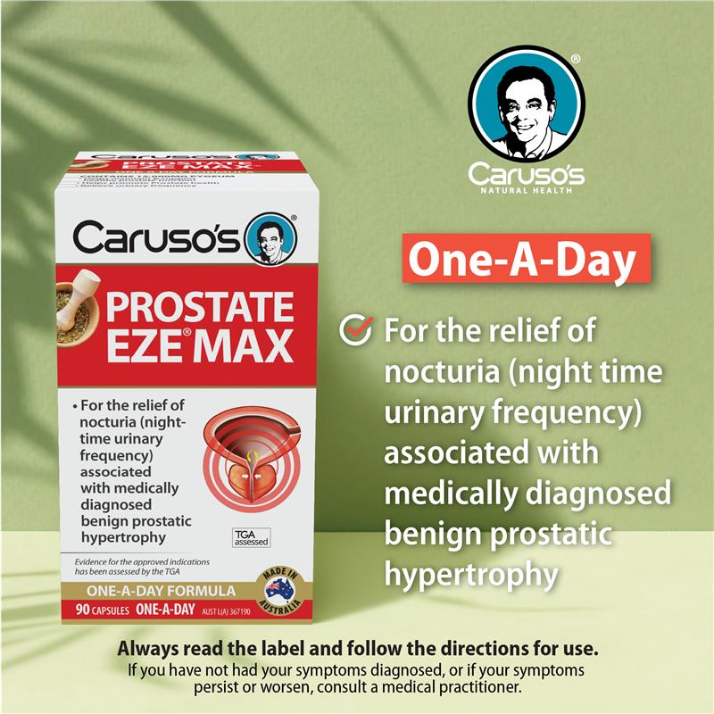 Caruso's Prostate Eze Max Hỗ Trợ Tiểu Đêm 90 Viên Nang – ảnh 2