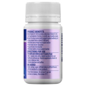 Ostelin Vitamin D3 1000 IU Hỗ Trợ Xương Và Miễn Dịch 60 Viên Nang – ảnh 3