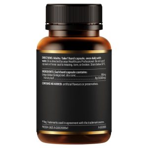 GO Healthy Ginkgo 9000 Ginkgo Biloba Một Viên Mỗi Ngày 60 Viên Nang – ảnh 3