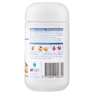 Nature's Way Kids Smart DHA 300 mg Triple Strength Cho Trẻ Em 50 Viên Nang Mềm – ảnh 3