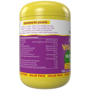 Nature's Way Kids Smart Vita Gummies Multi-Vitamin+ Vitamin Tổng Hợp Cho Trẻ Em 150 Kẹo Dẻo – ảnh 3