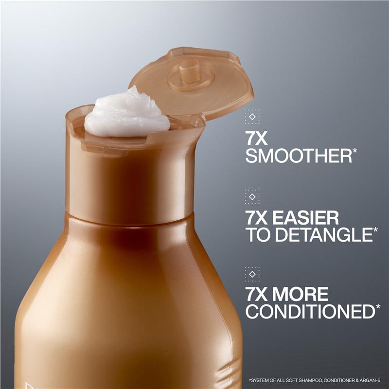 Redken All Soft Dầu Xả Dầu Argan Cho Tóc Khô, Dễ Gãy 300 ml – ảnh 3