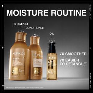 Redken All Soft Dầu Gội Dưỡng Ẩm Cho Tóc Khô Và Dễ Gãy 300 ml – ảnh 3