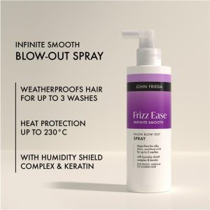John Frieda Infinite Smooth Xịt Tạo Kiểu Blow-Out Mượt Như Salon 200 ml – ảnh 3
