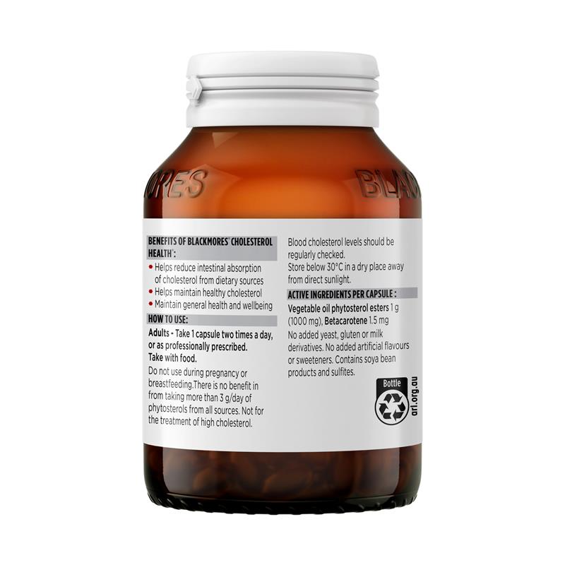 Blackmores Cholesterol Health Hỗ Trợ Duy Trì Cholesterol Khỏe Mạnh 60 Viên Nang – ảnh 3