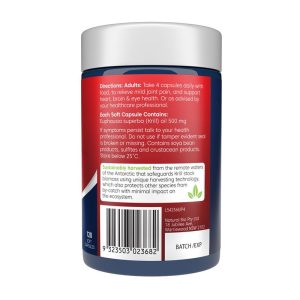 Bioglan Red Krill Oil Dầu Nhuyễn Thể 500 mg 120 Viên Nang Mềm – ảnh 3