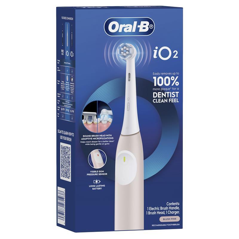 Oral-B iO Series 2 Bàn Chải Điện Màu Hồng Blush