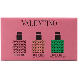 Valentino Born In Roma Coral Fantasy & Green Stravaganza Bộ Nước Hoa Mini 3 x 6 ml