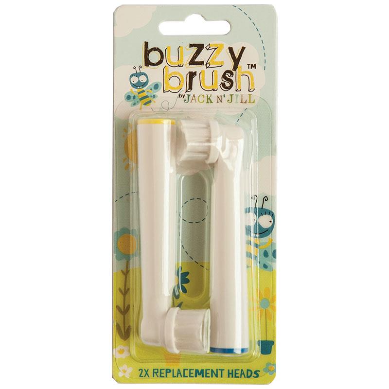 Jack N' Jill Đầu Bàn Chải Thay Thế Cho Buzzy Brush 2 Cái