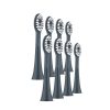 ORDO Sonic Đầu Bàn Chải Thay Thế Charcoal Grey và Stone 8 Cái