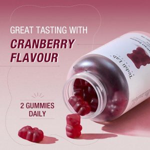 Teddi Lab by Unichi Cranberry Extract Hỗ Trợ Sức Khỏe Đường Tiết Niệu 60 Viên Kẹo Dẻo – ảnh 2