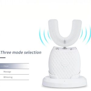 Caremax Bàn Chải Đánh Răng Siêu Âm Hình Chữ U 360° Sạc Lại 1 Cái – ảnh 2