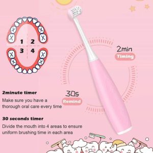 Caremax Triple Bristle Bàn Chải Điện Sonic 3 Mặt Lông, Sạc Lại 1 Cái – ảnh 3