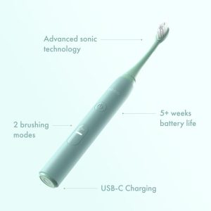 ORDO Sonic Lite Bàn Chải Đánh Răng Điện Kèm 2 Đầu Bàn Chải Màu Sage – ảnh 3