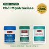 Combo Phái Mạnh Swisse: Vitamin Nam + Tuyến Tiền Liệt + Dầu Cá