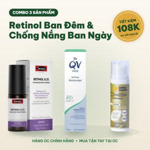 Combo Retinol Ban Đêm & Chống Nắng Ban Ngày