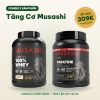 Combo Tăng Cơ Musashi: Whey 2kg + Creatine